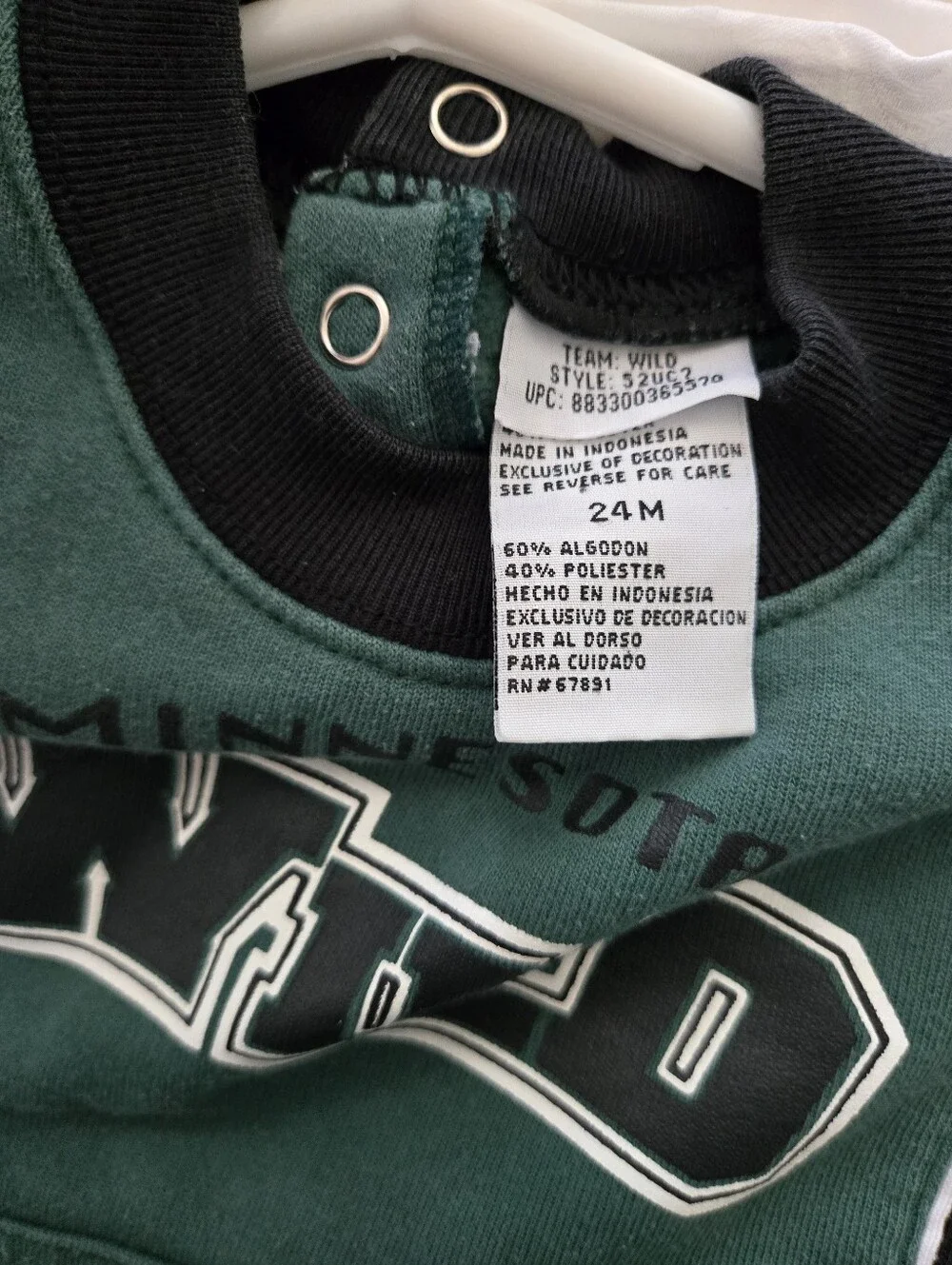 Embroidered Minnesota Wild Sweatshirt